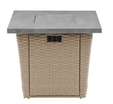 Hampton-Bay-Haymont-30-in-W-40000-Btu-Gray-Steel-Propane-Outdoor-Fire-Pit-Table-with-Lava-Rocks-FHWS80105/320022338